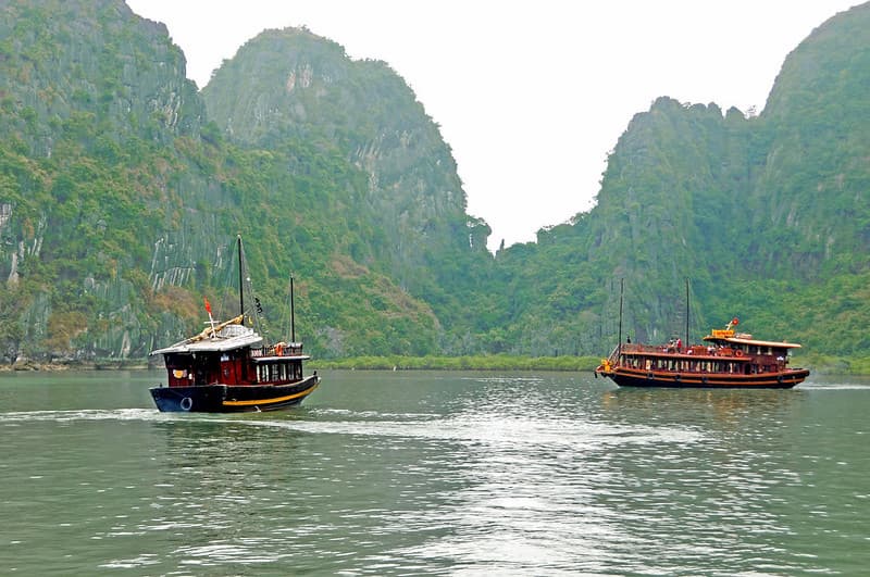 Pristine Ha Long Bay, Unesco site in Vietnam