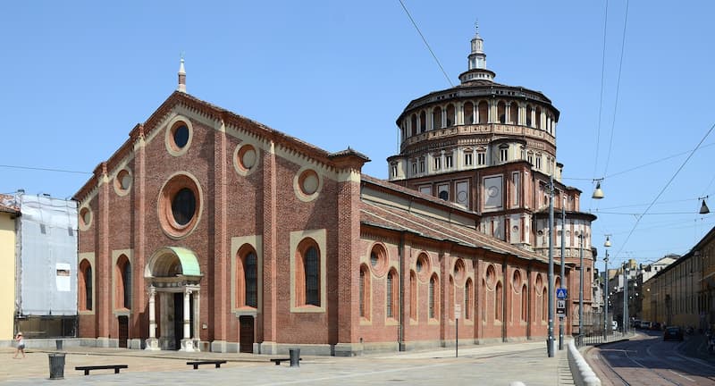 Church and Dominican Convent of Santa Maria delle Grazie with “The Last Supper” by Leonardo da Vinci